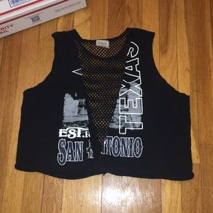 🆕 LF Mesh V Neck San Antonio Vintage muscle tee